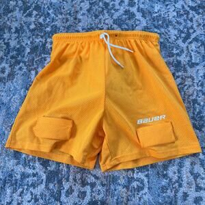 Bauer Core Youth Mesh Jock Short- Size XL- Yellow
